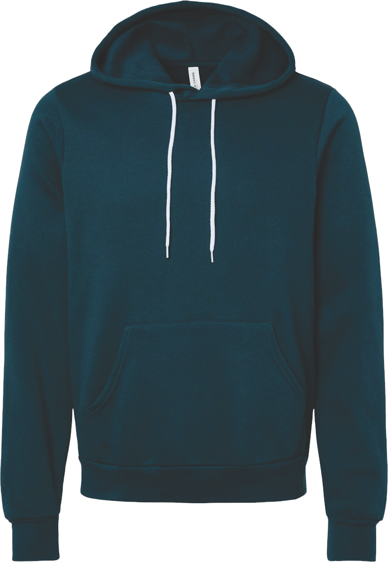 BC3719 - Sponge Fleece Hoodie - Blues