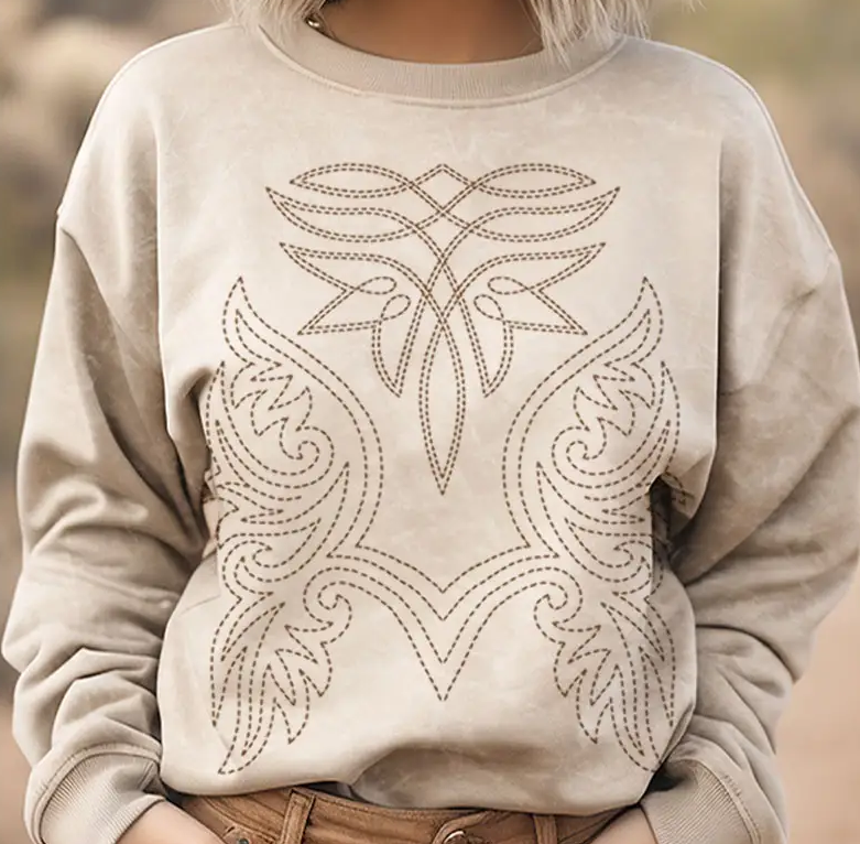 Sweatshirt - Boot Stitch