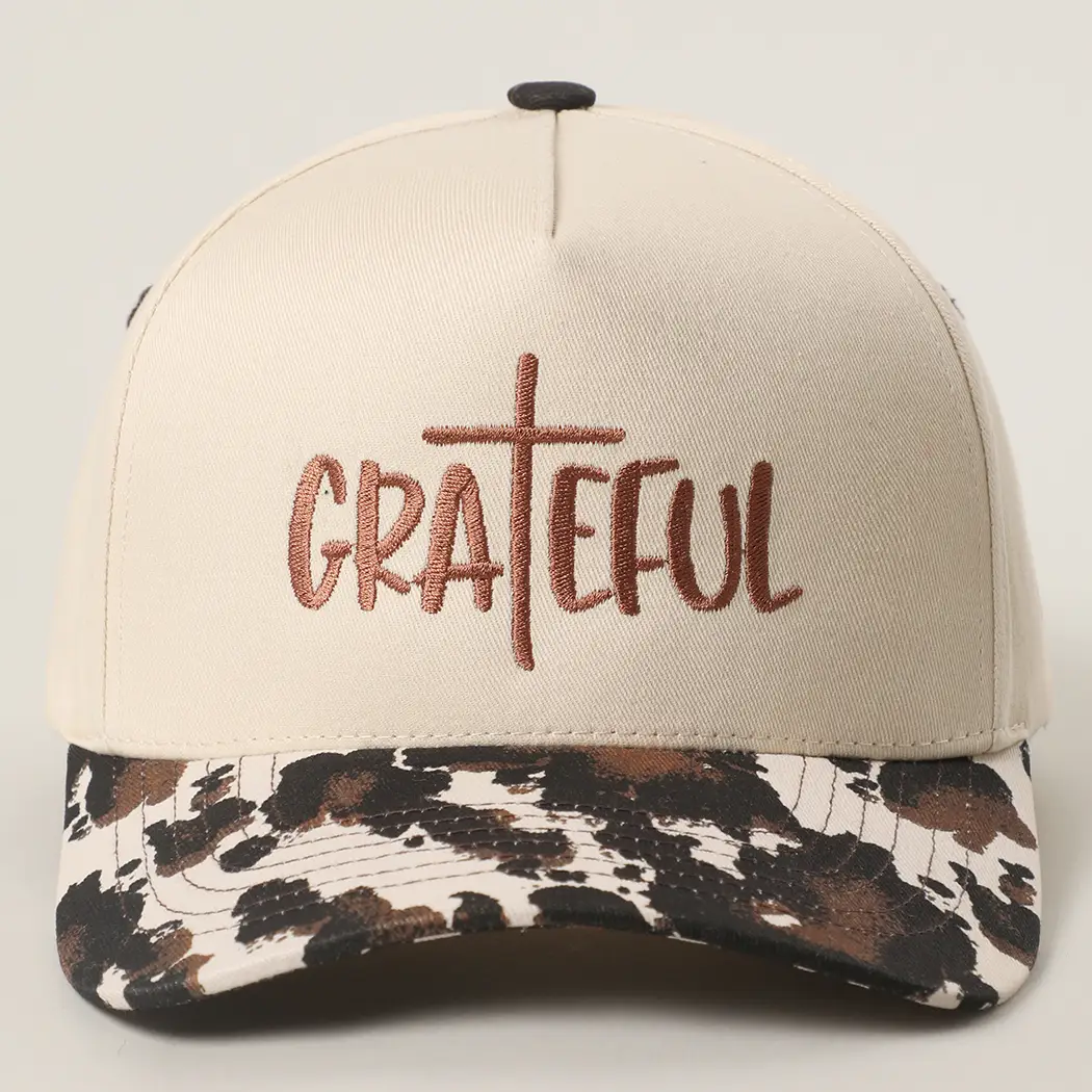 Decorated Hat - Grateful Embroidered