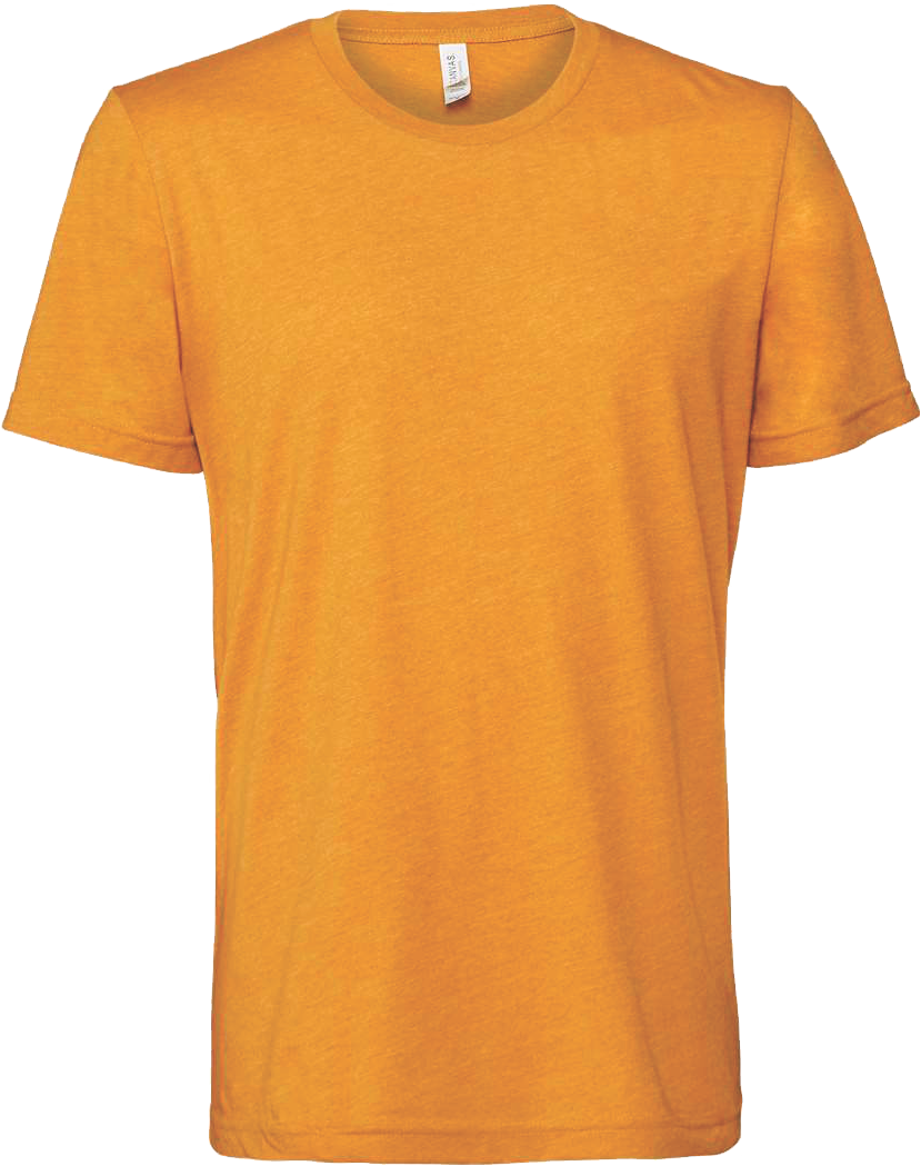 BC3001CVC - Short Sleeve Tee - Red / Yellow / Orange