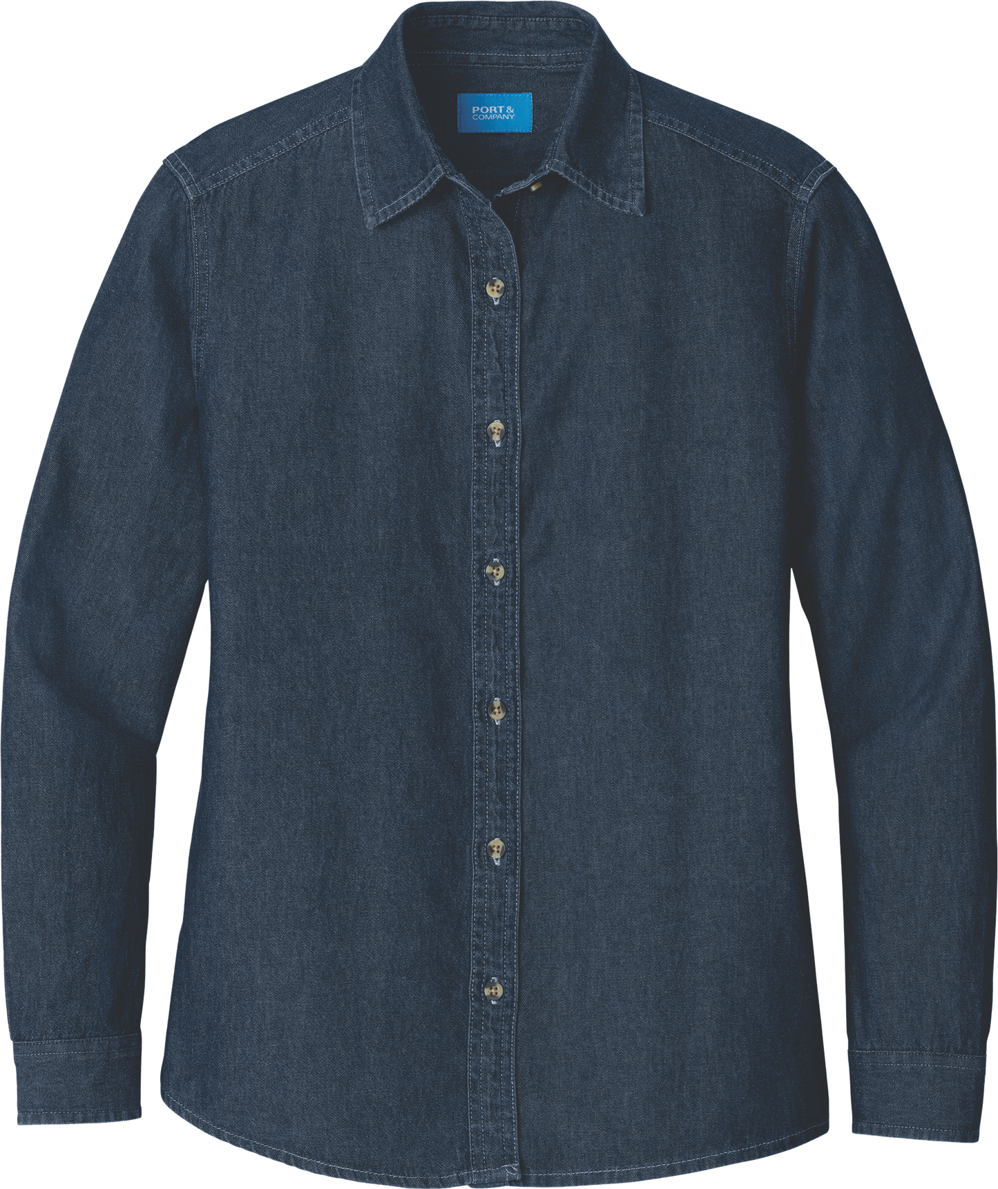 LSP10 - Women's Long Sleeve Denim Shirt - Herreid
