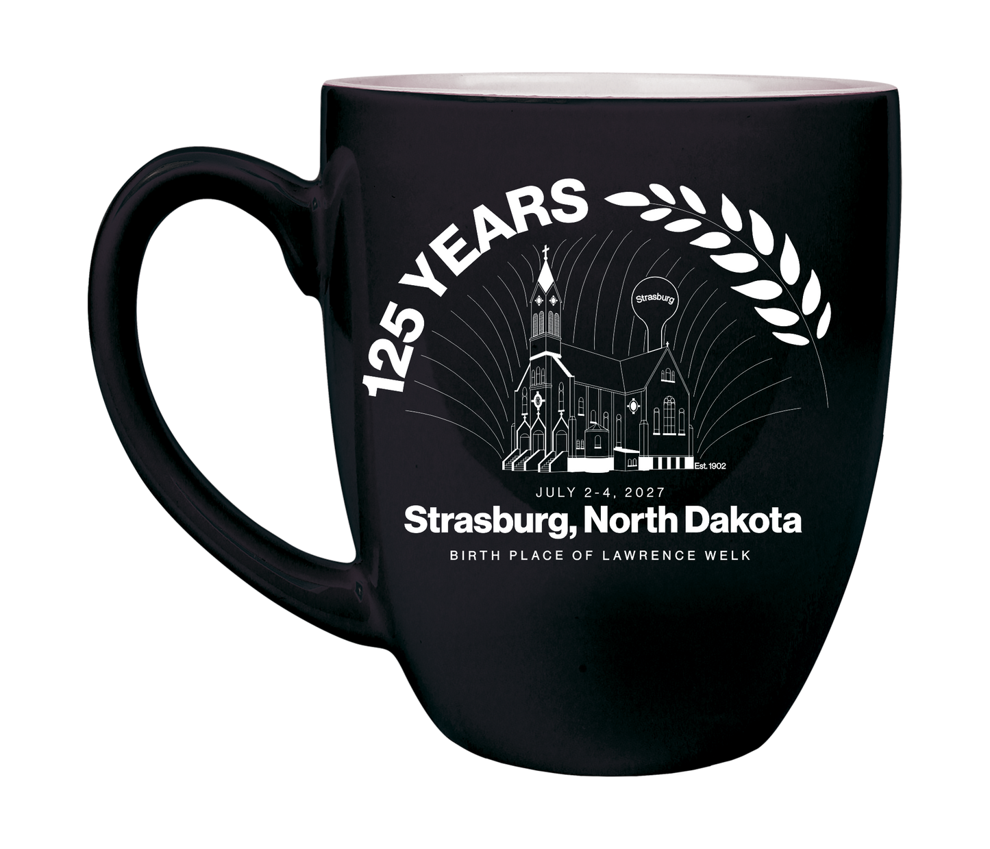 16oz Ceramic Bistro Mug - Strasburg 125th