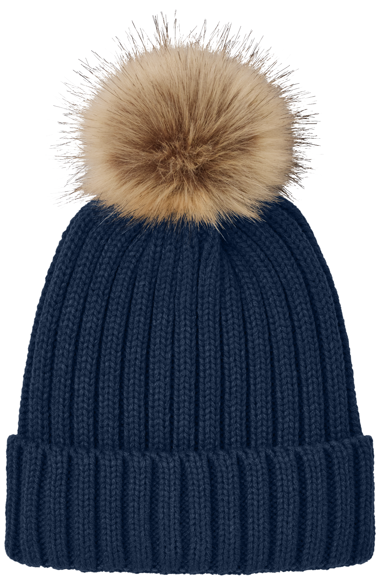 C990 - Faux Fur Pom Beanie - Strasburg 125th