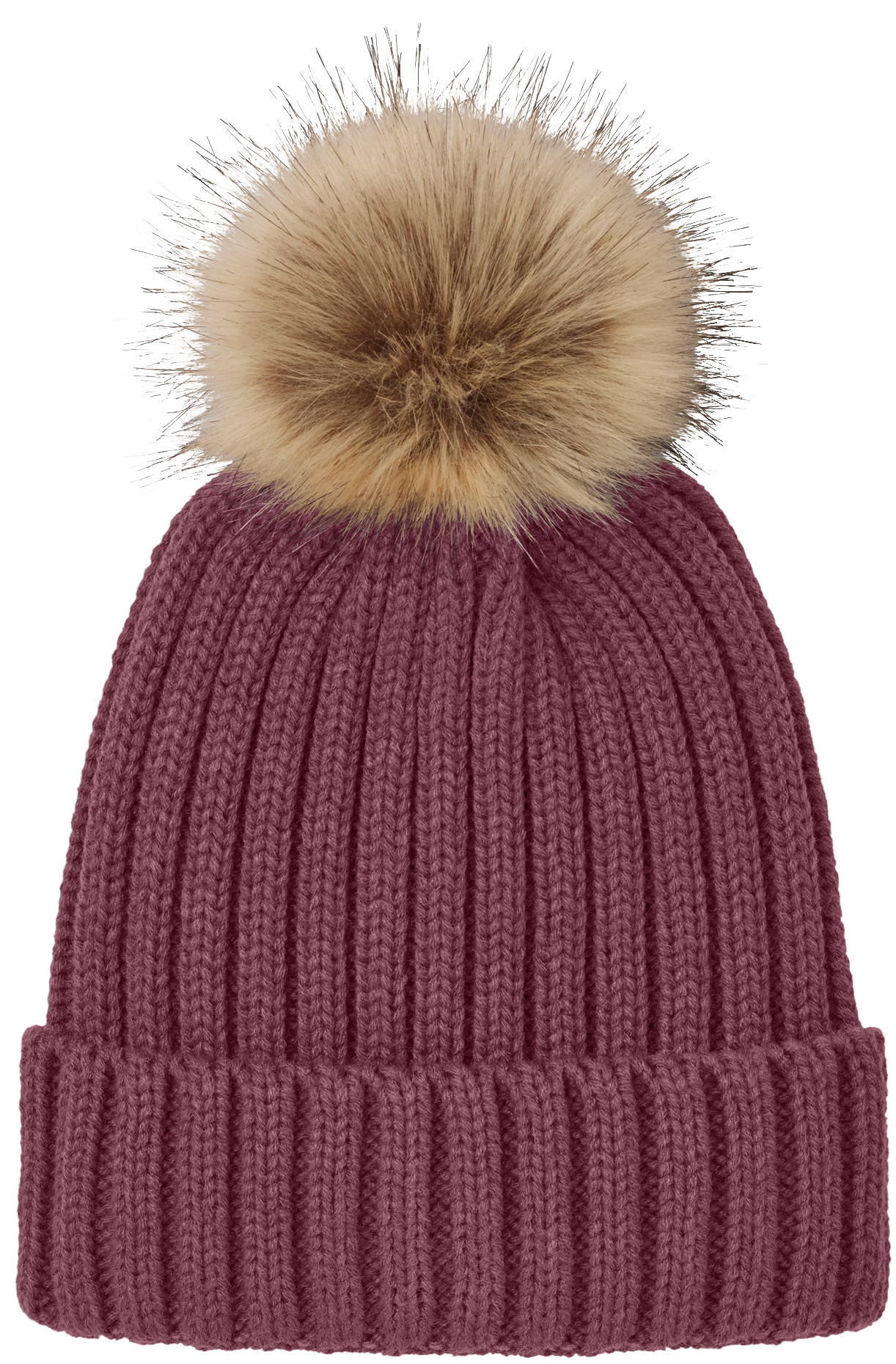 C990 - Faux Fur Pom Beanie - Strasburg 125th