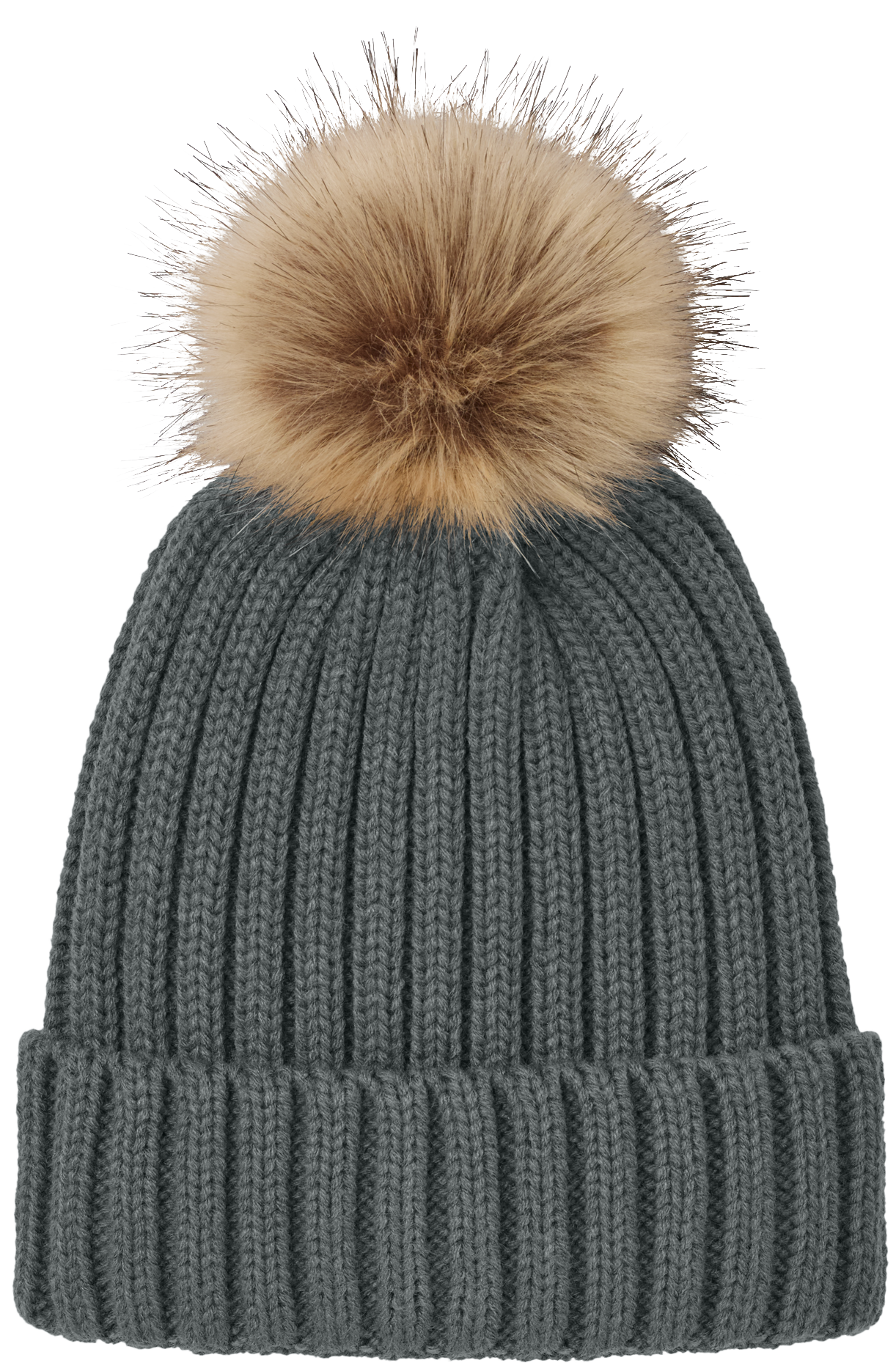 C990 - Faux Fur Pom Beanie - Strasburg 125th
