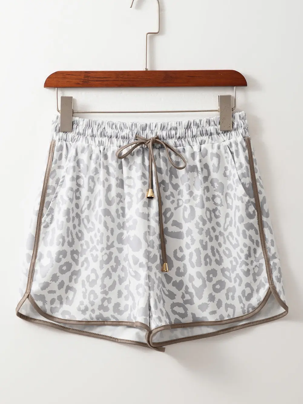 Shorts - White Leopard