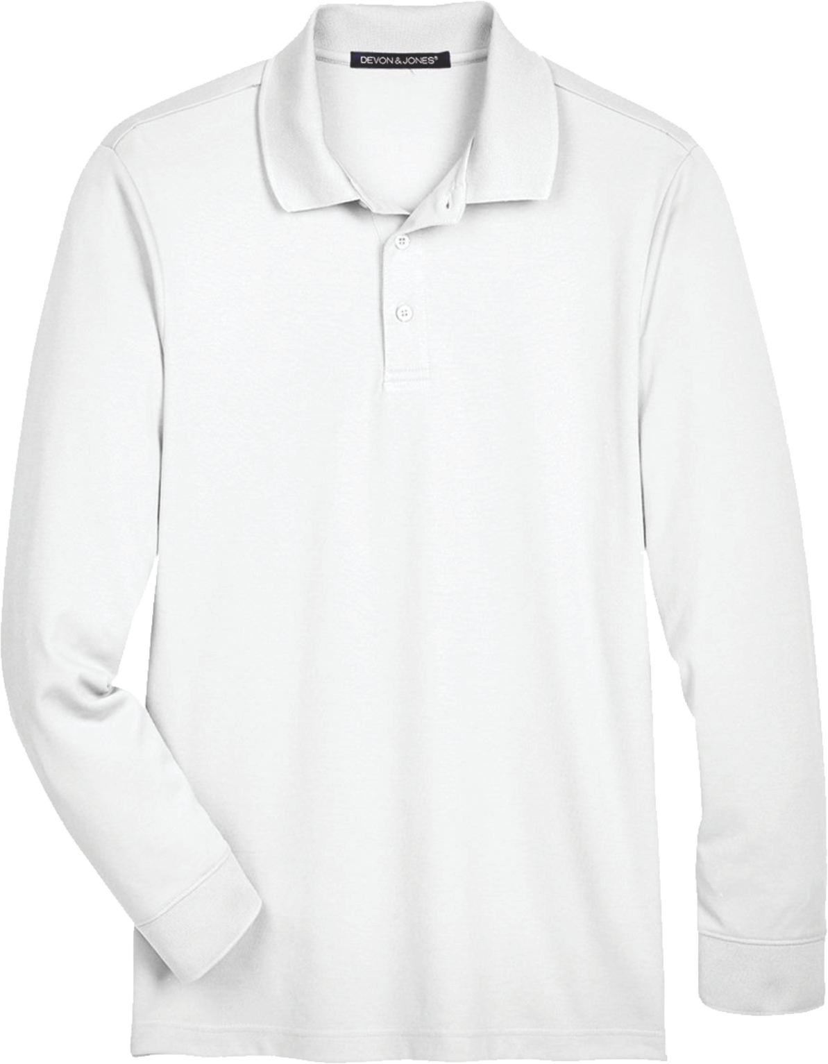 DG20L - Men's Performance Plaited Long Sleeve Polo - Herreid