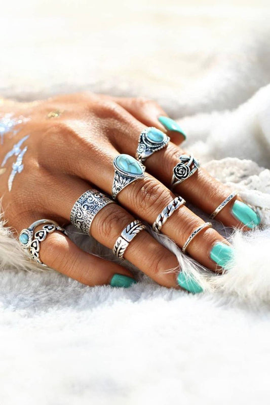 Ring - Vintage Turquoise Set
