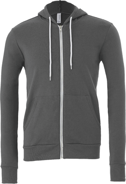 BC3739 - Unisex Sponge Fleece Full Zip Hooded Sweatshirt