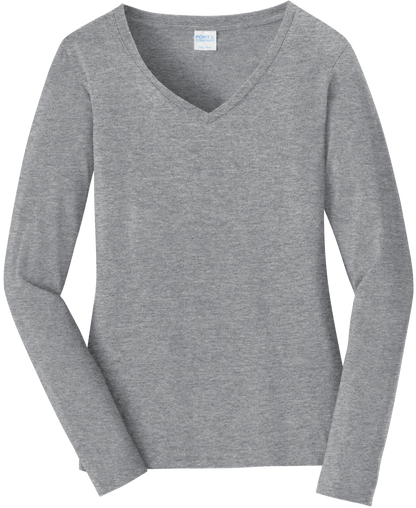 LPC450VLS - Ladies Long Sleeve V-Neck Tee - AMC Fun
