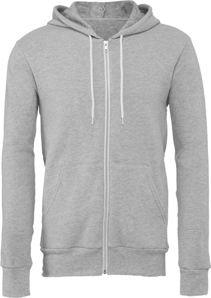 BC3739 - Unisex Sponge Fleece Full Zip Hooded Sweatshirt