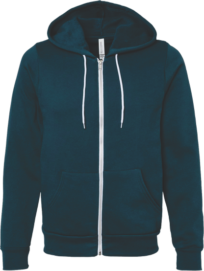 BC3739 - Unisex Sponge Fleece Full Zip Hooded Sweatshirt