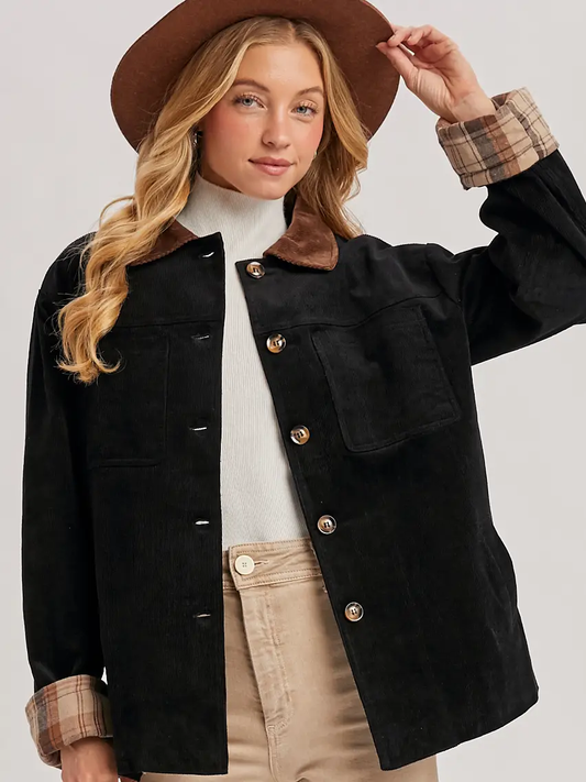 Jacket - Corduroy Button Down Barn