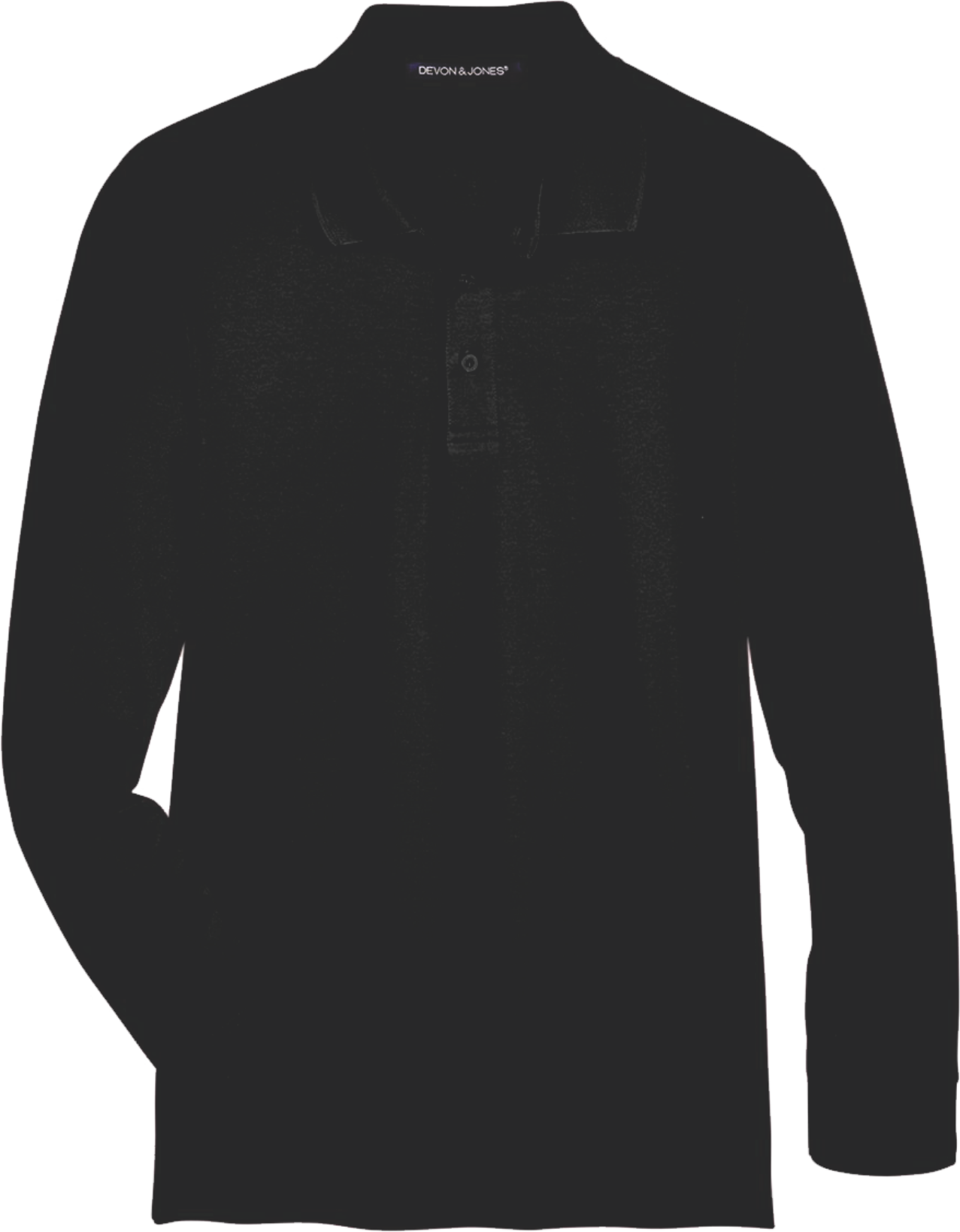 DG20L - Men's Performance Plaited Long Sleeve Polo - Herreid