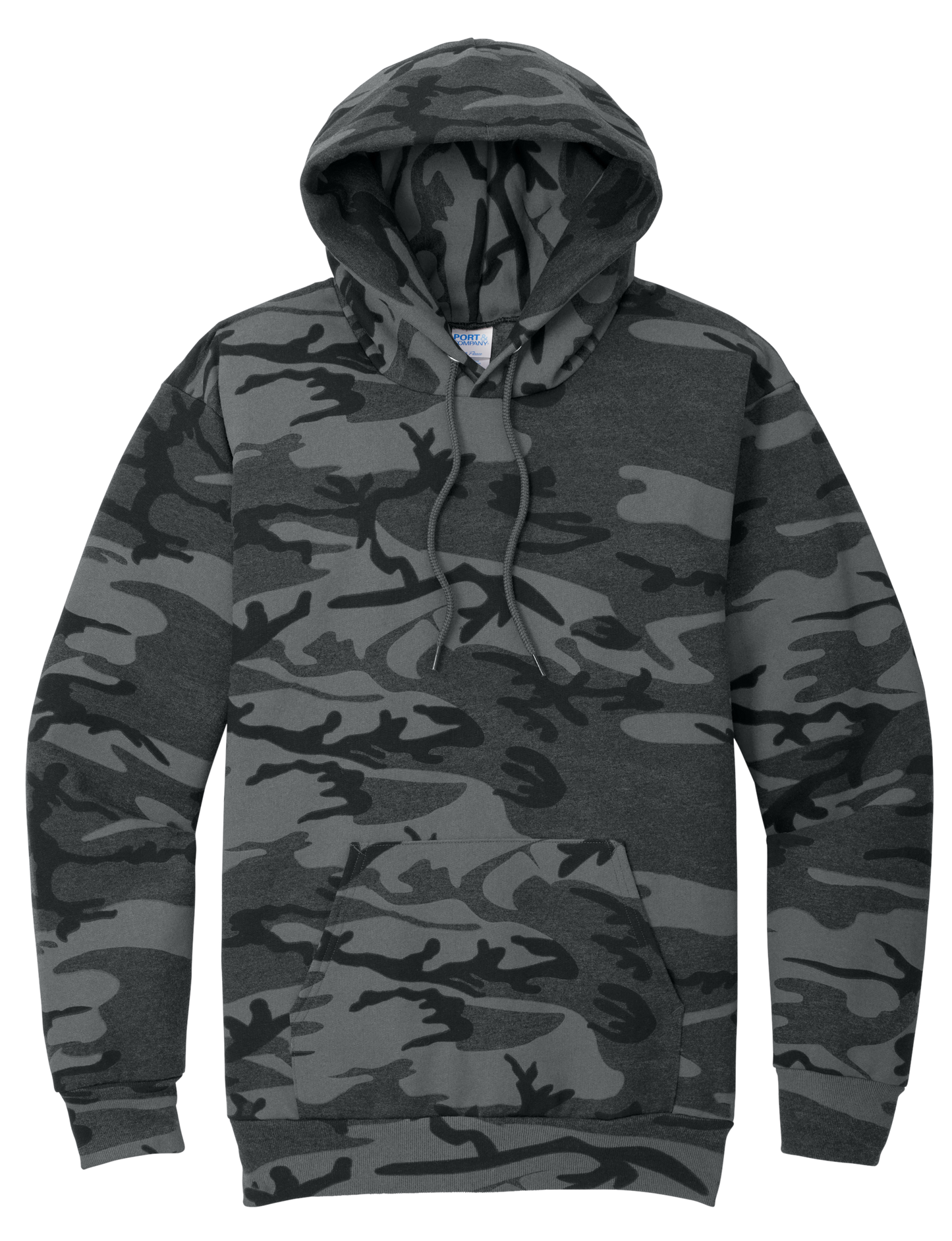 PC78HC - Core Fleece Camo Pullover Hooded Sweatshirt