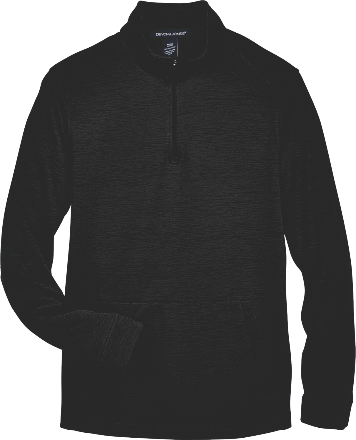 DG798 - Men's Mélange Fleece Quarter-Zip Pullover - Herreid