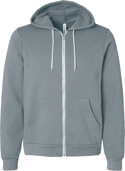 BC3739 - Unisex Sponge Fleece Full Zip Hooded Sweatshirt