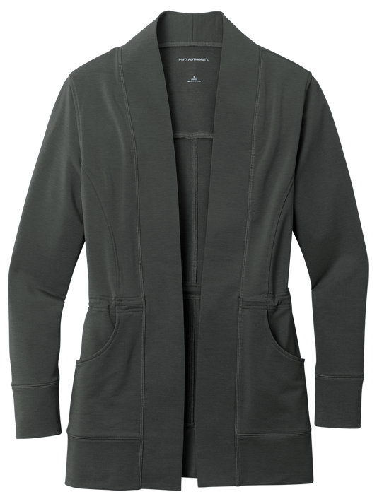LK825 - Women's Microterry Cardigan - Herreid