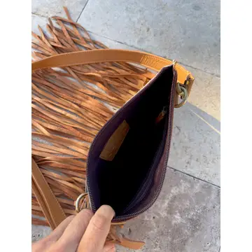 Purse - Crossbody Cowhide Fringe Tassel