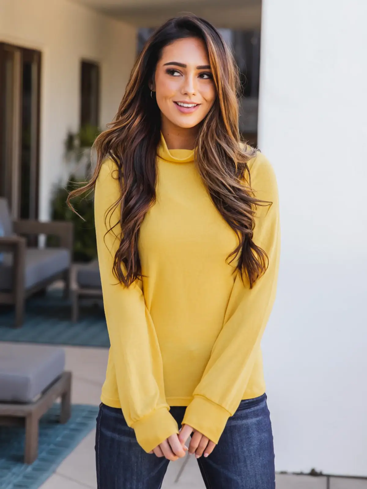 46975 - Cowl Neck Asher Top - Herreid
