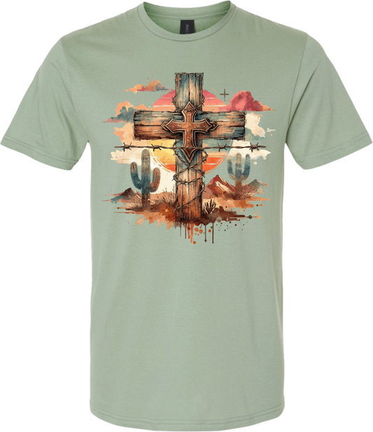 Rustic Cross Graphic Tee