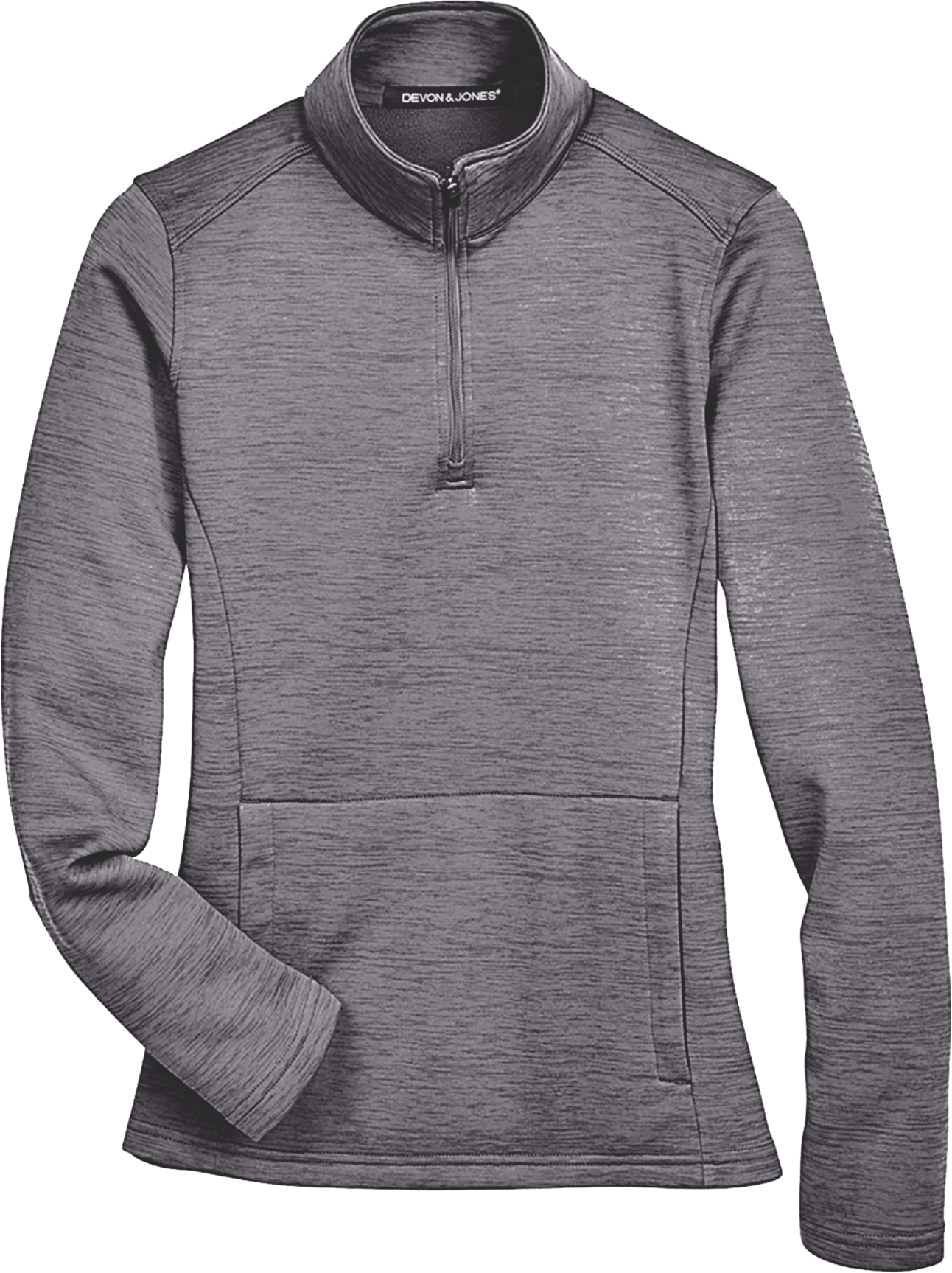 DG798W - Women's Mélange Fleece Quarter-Zip Pullover - Herreid