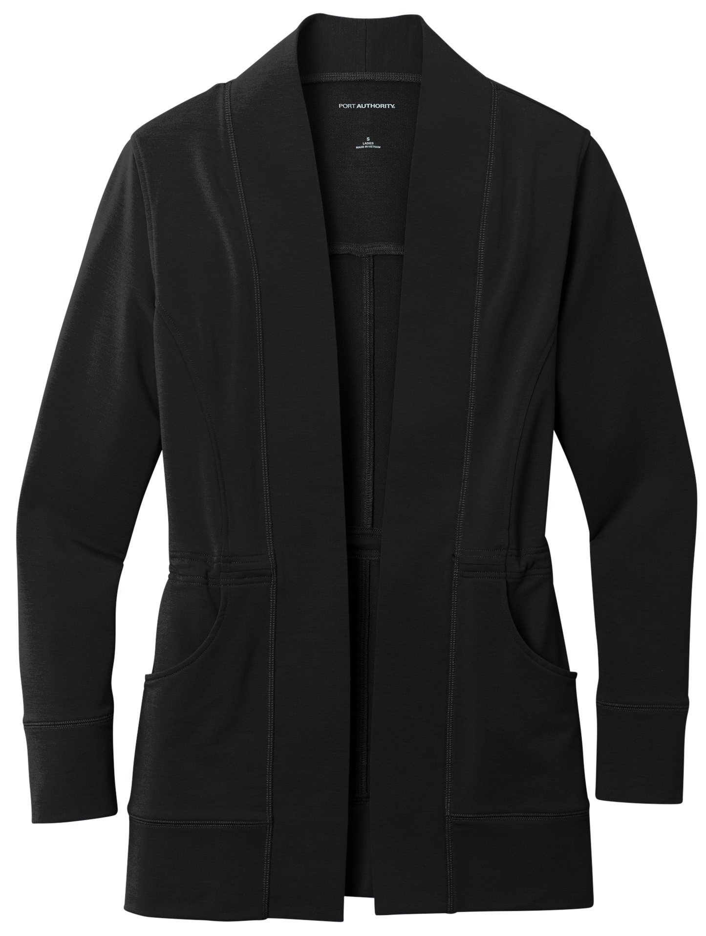 LK825 - Women's Microterry Cardigan - Herreid