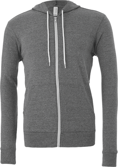 BC3739 - Unisex Sponge Fleece Full Zip Hooded Sweatshirt