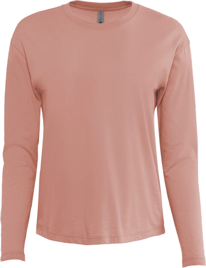 NL3911 - Women's Relaxed Cotton Long Sleeve Tee - AMC Fun