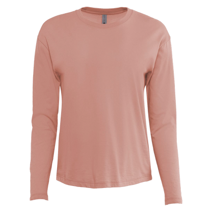 NL3911 - Women's Relaxed Cotton Long Sleeve Tee - AMC Fun
