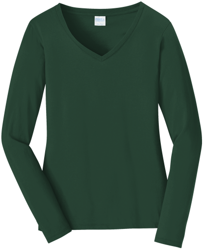 LPC450VLS - Ladies Long Sleeve V-Neck Tee - AMC Fun