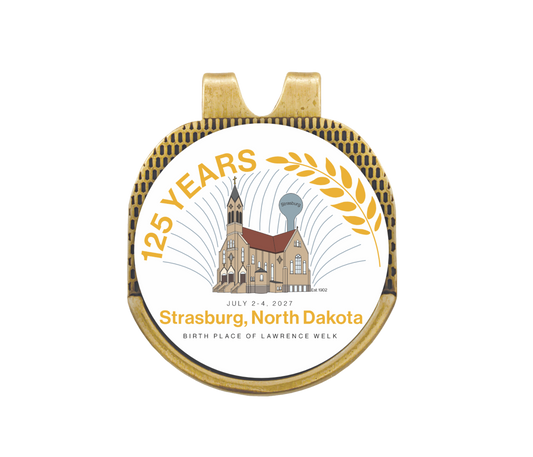Hat Clip With Golf Ball Marker - Strasburg 125th