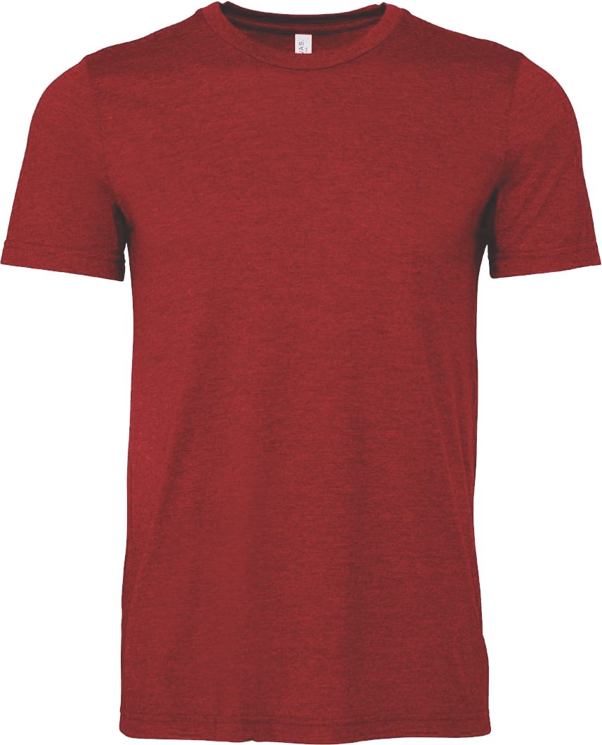 BC3001CVC - Short Sleeve Tee - Red / Yellow / Orange