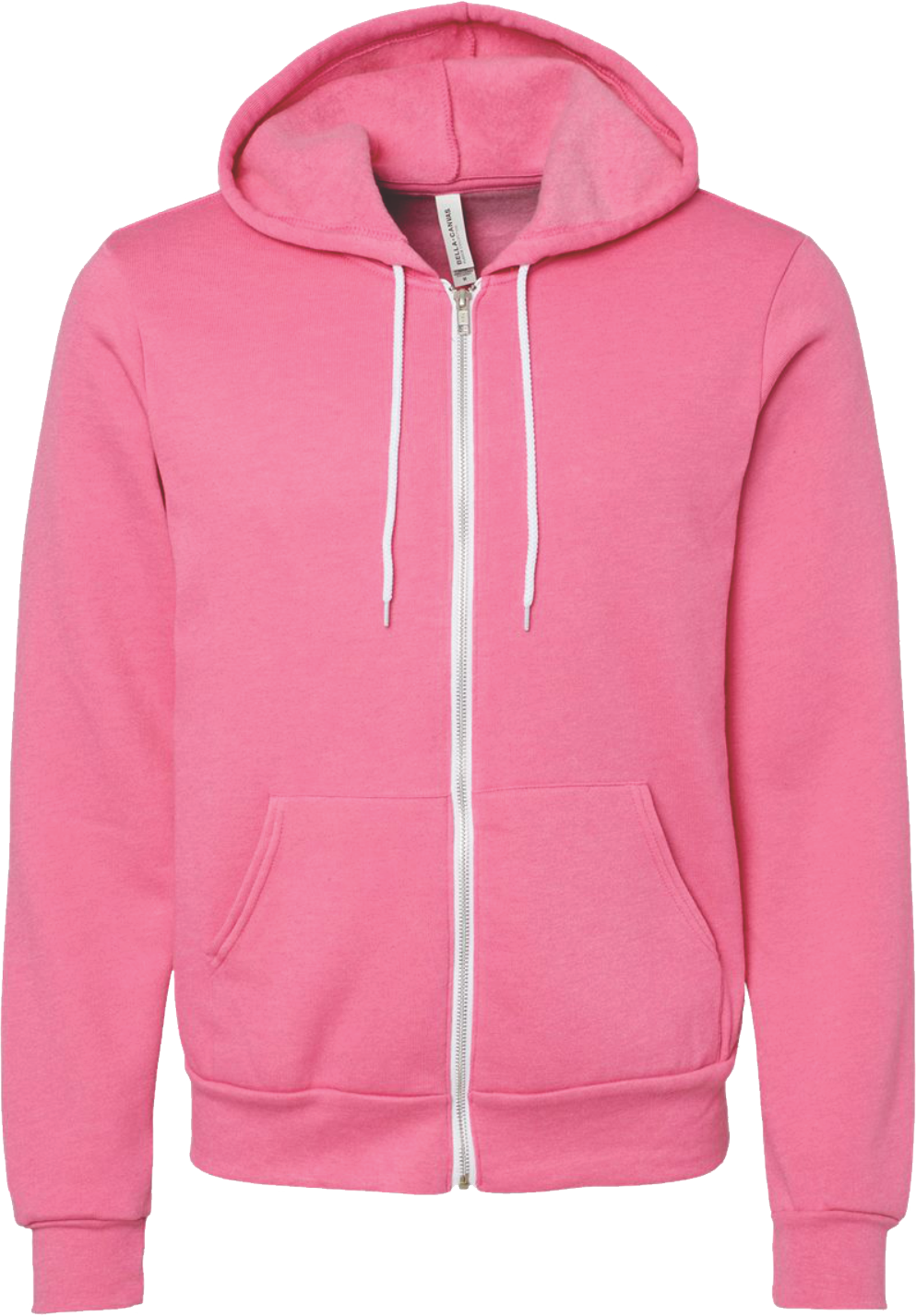 BC3739 - Unisex Heather Sponge Fleece Full Zip Hooded Sweatshirt
