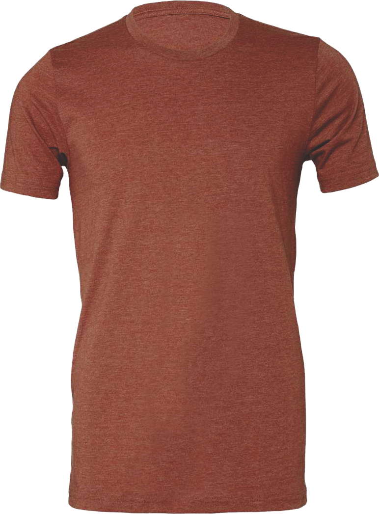 BC3001CVC - Short Sleeve Tee - Red / Yellow / Orange