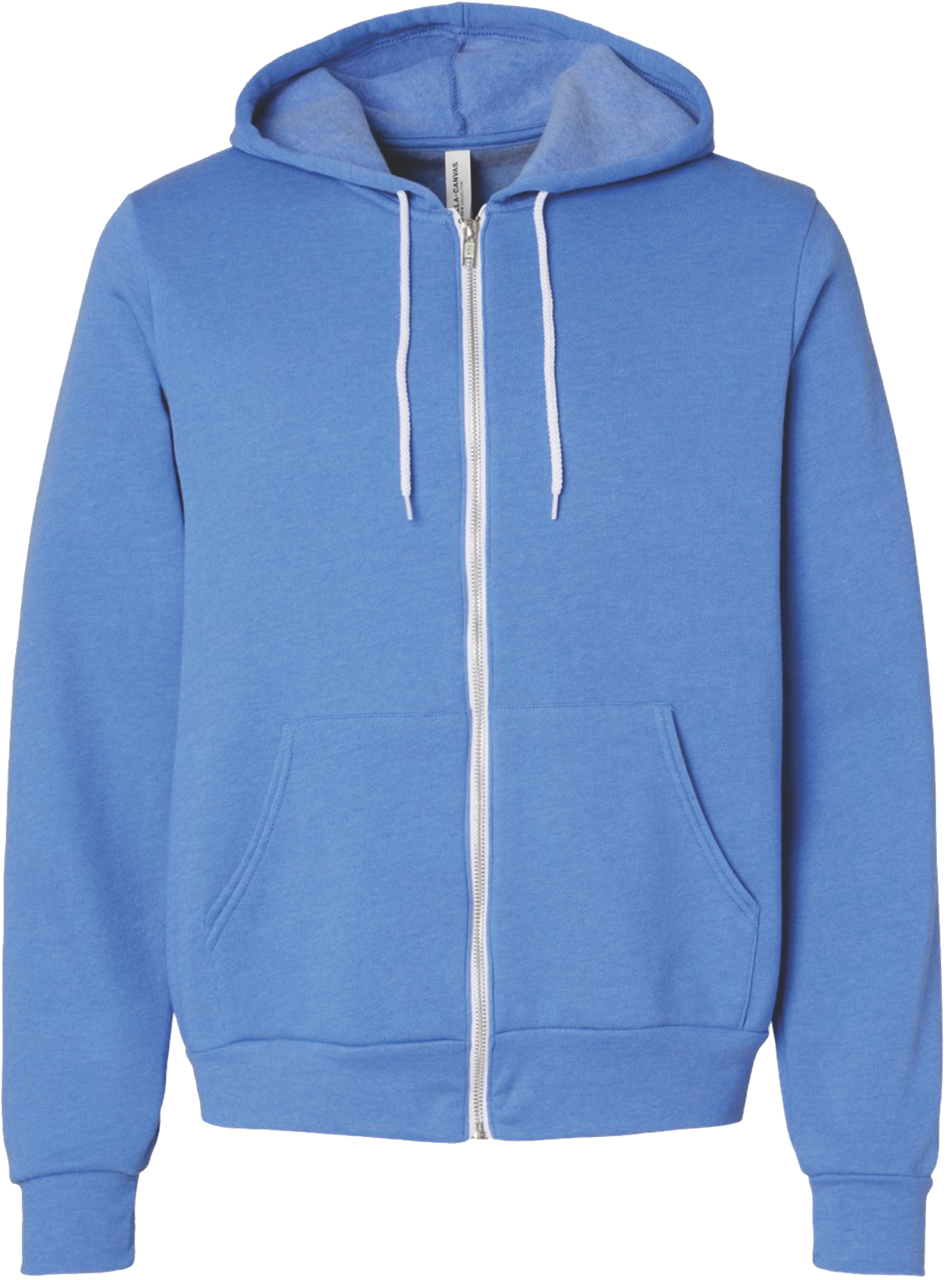 BC3739 - Unisex Heather Sponge Fleece Full Zip Hooded Sweatshirt