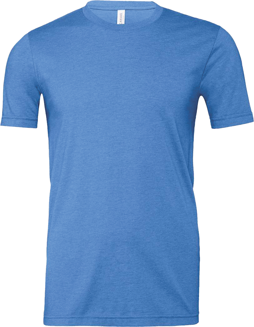 BC3001CVC - Short Sleeve Tee - Purple & Blue