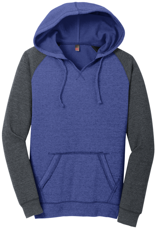 DT296 - Women's Lightweight Fleece Raglan Hoodie