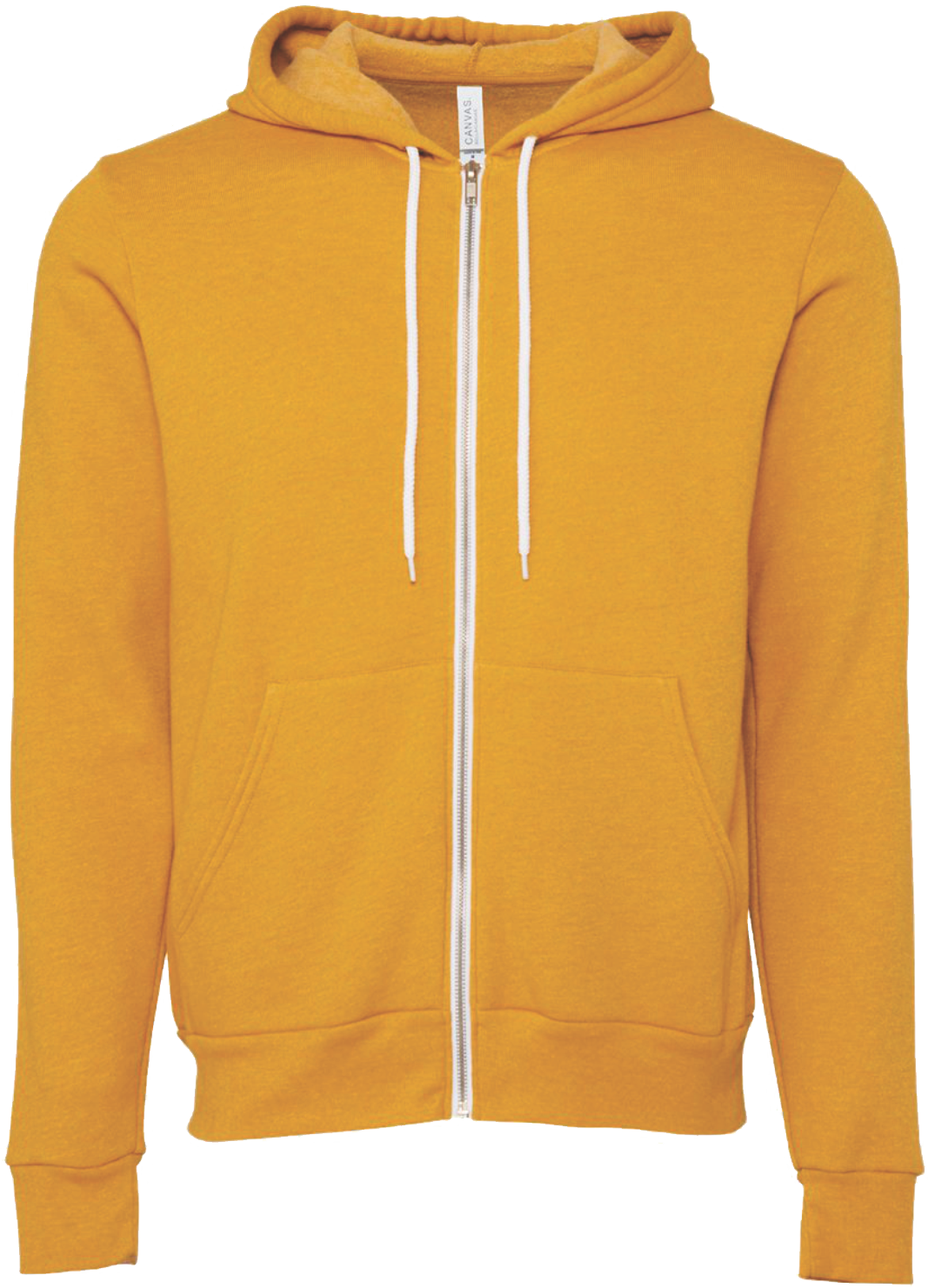 BC3739 - Unisex Heather Sponge Fleece Full Zip Hooded Sweatshirt