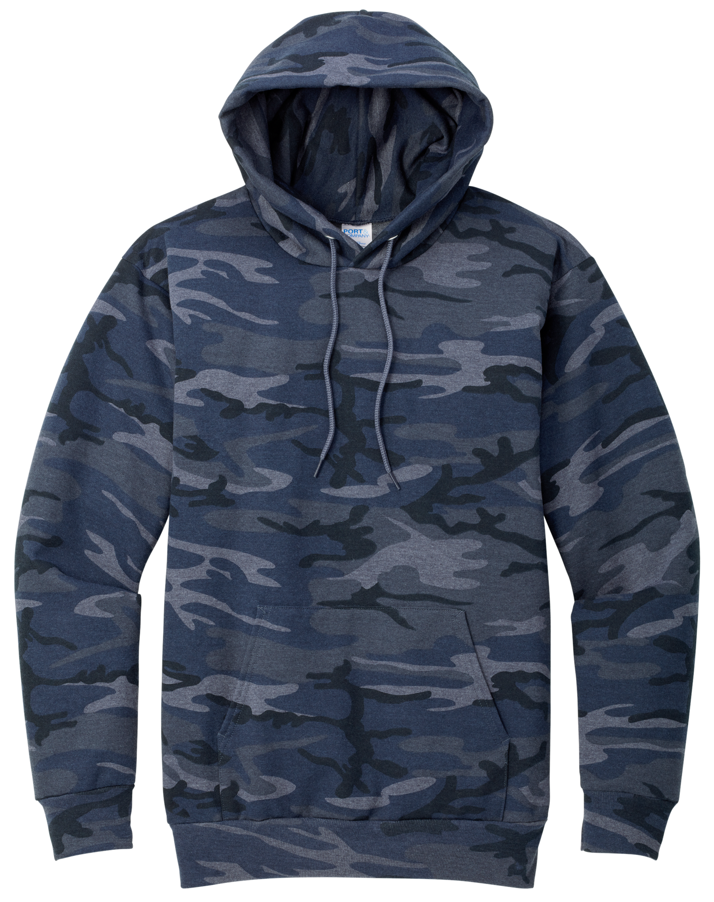 PC78HC - Core Fleece Camo Pullover Hooded Sweatshirt