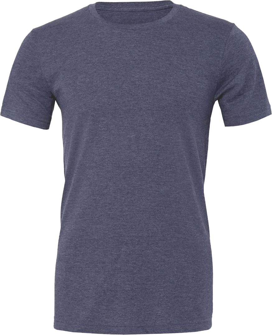 BC3001CVC - Short Sleeve Tee - Purple & Blue