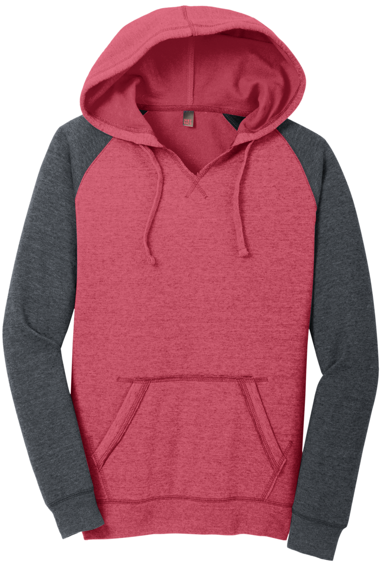 DT296 - Women's Lightweight Fleece Raglan Hoodie - ACRC