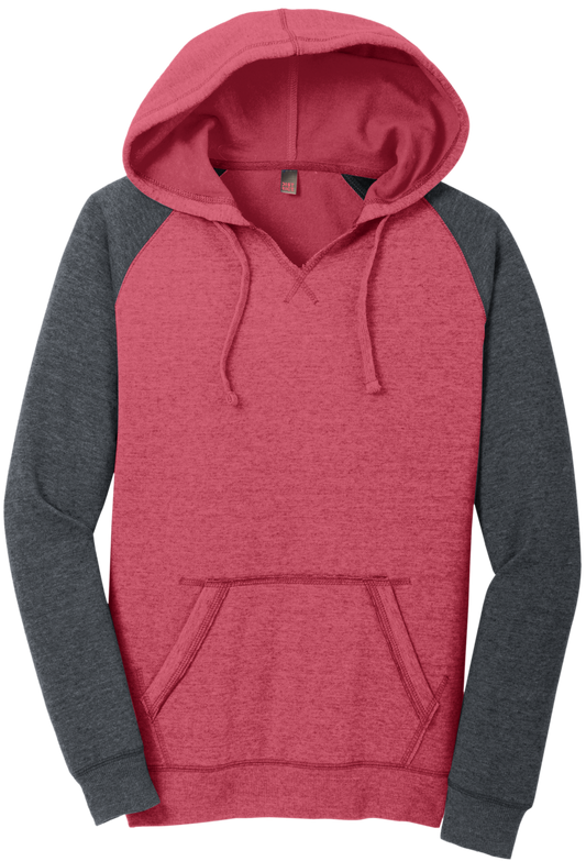 DT296 - Women's Lightweight Fleece Raglan Hoodie - ACRC