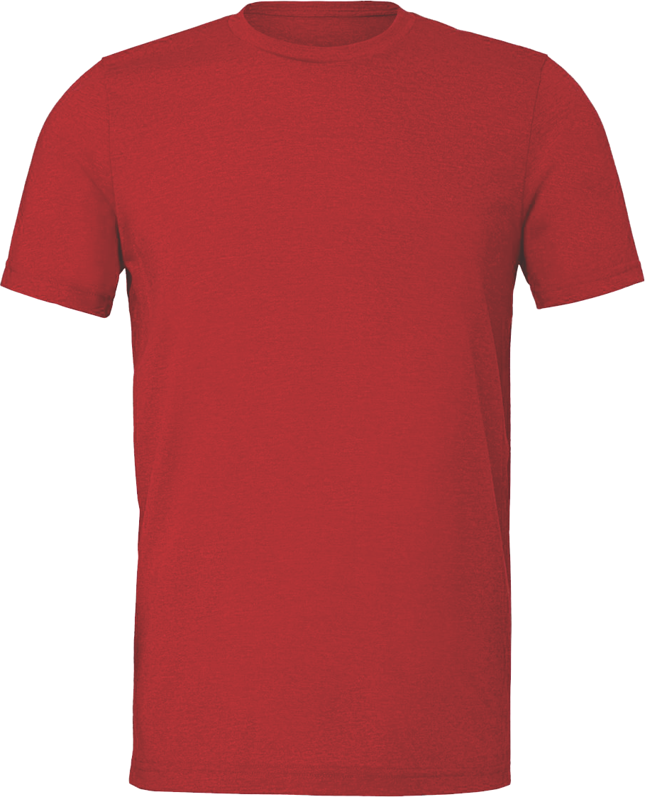BC3001CVC - Short Sleeve Tee - Red / Yellow / Orange