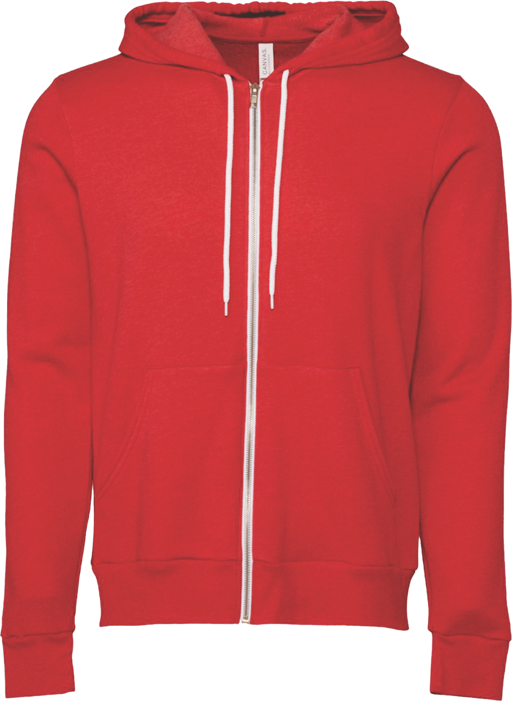 BC3739 - Unisex Heather Sponge Fleece Full Zip Hooded Sweatshirt