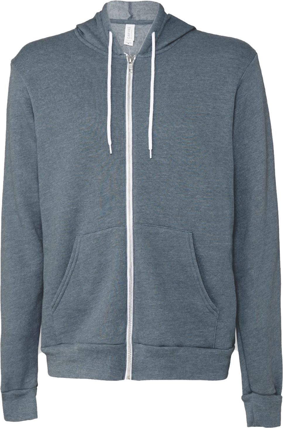 BC3739 - Unisex Heather Sponge Fleece Full Zip Hooded Sweatshirt