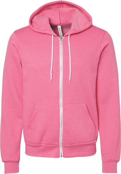 BC3739 - Unisex Sponge Fleece Full Zip Hooded Sweatshirt