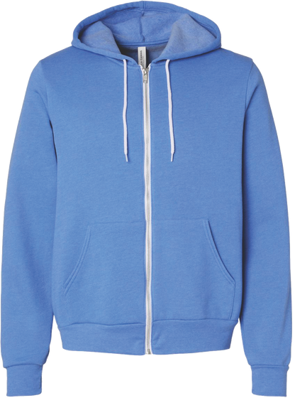 BC3739 - Unisex Sponge Fleece Full Zip Hooded Sweatshirt