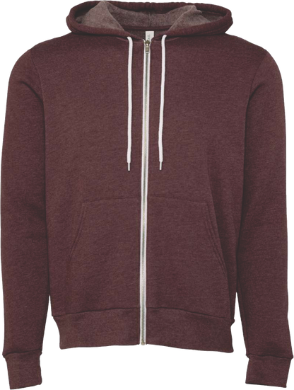 BC3739 - Unisex Sponge Fleece Full Zip Hooded Sweatshirt