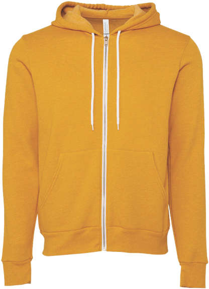 BC3739 - Unisex Sponge Fleece Full Zip Hooded Sweatshirt